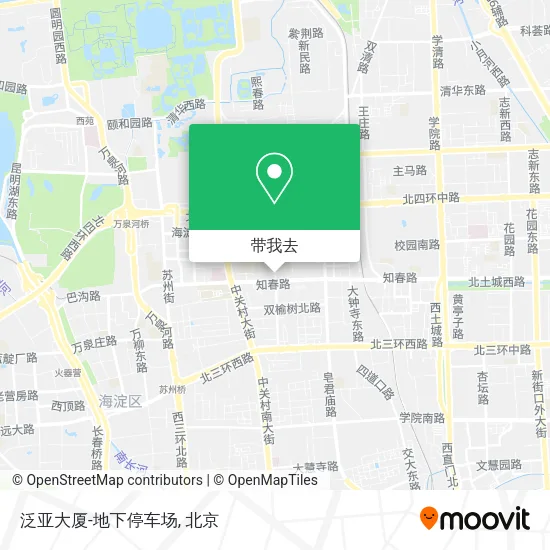 泛亚大厦-地下停车场地图