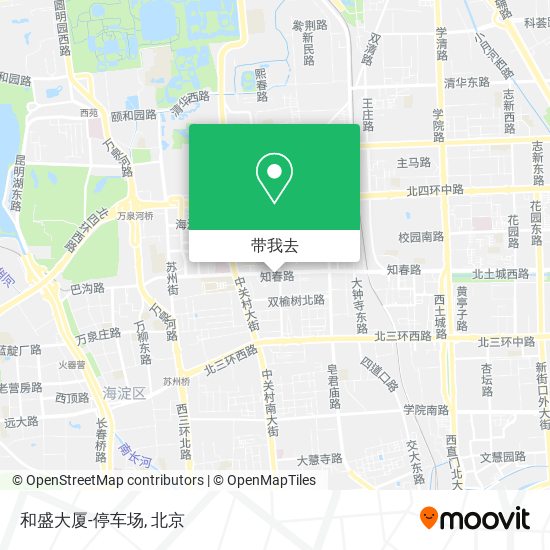 和盛大厦-停车场地图