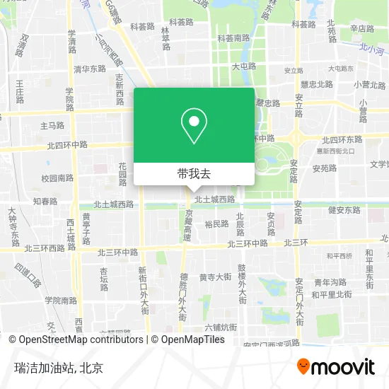 瑞洁加油站地图