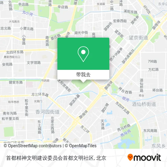 首都精神文明建设委员会首都文明社区地图
