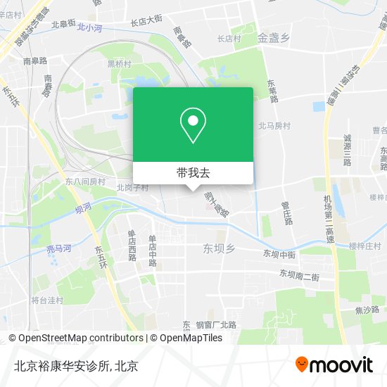 北京裕康华安诊所地图