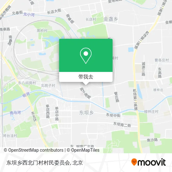 东坝乡西北门村村民委员会地图