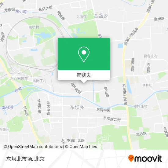 东坝北市场地图