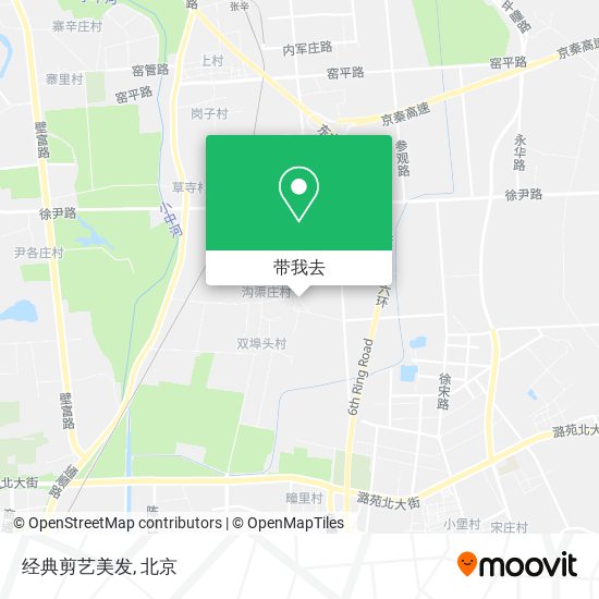 经典剪艺美发地图