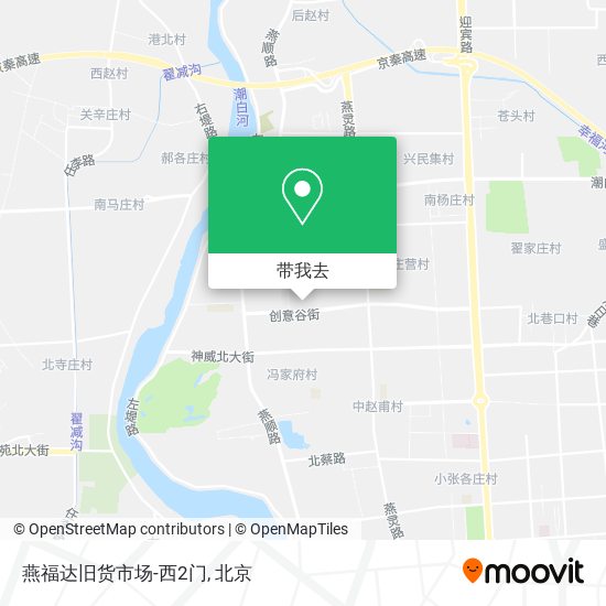 燕福达旧货市场-西2门地图