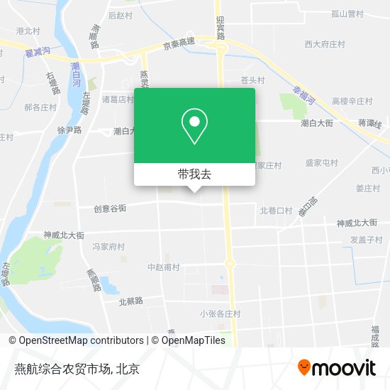 燕航综合农贸市场地图