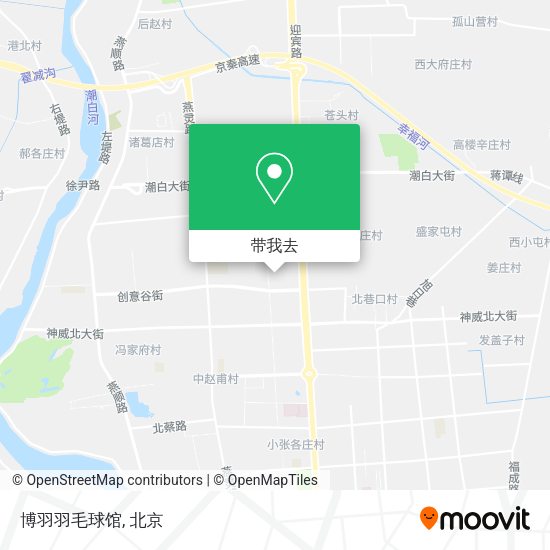 博羽羽毛球馆地图