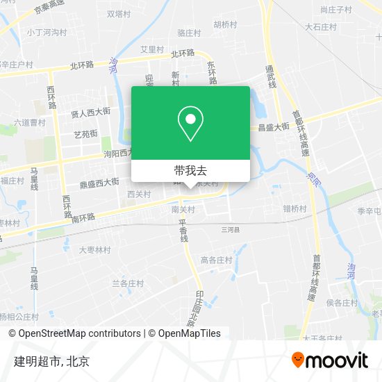 建明超市地图
