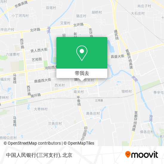 中国人民银行(三河支行)地图