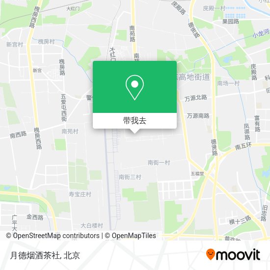 月德烟酒茶社地图