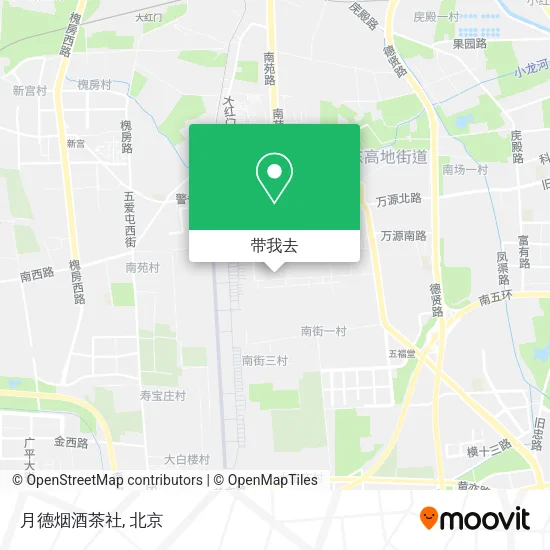 月德烟酒茶社地图