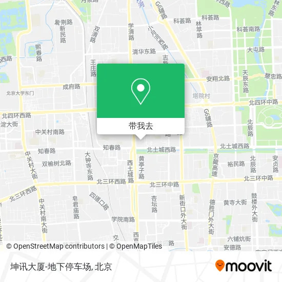 坤讯大厦-地下停车场地图