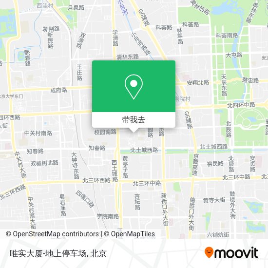 唯实大厦-地上停车场地图