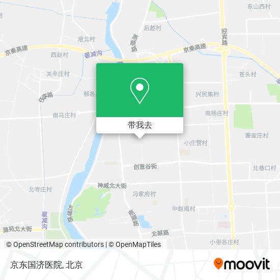 京东国济医院地图