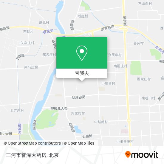 三河市普泽大药房地图