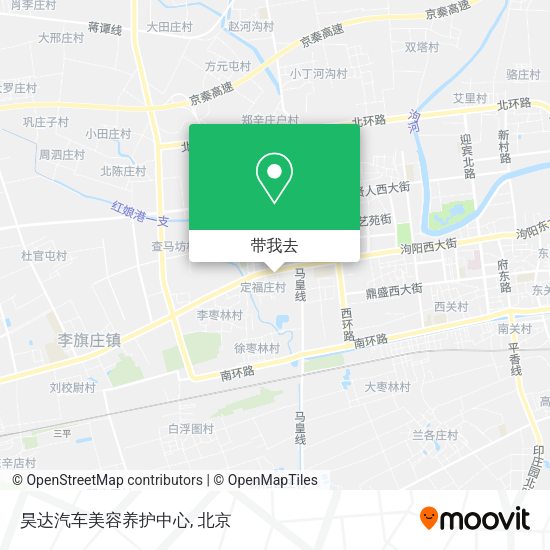 昊达汽车美容养护中心地图