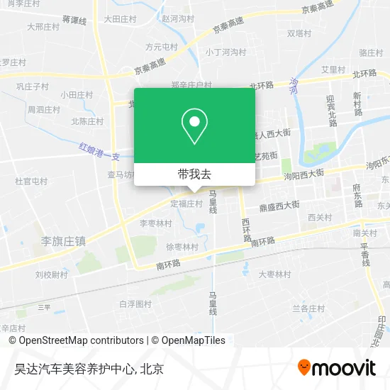 昊达汽车美容养护中心地图