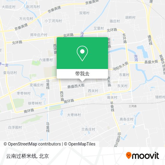 云南过桥米线地图