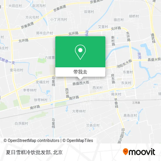 夏日雪糕冷饮批发部地图
