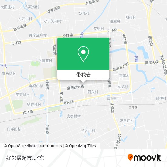好邻居超市地图