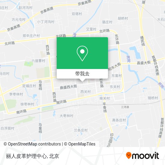 丽人皮革护理中心地图