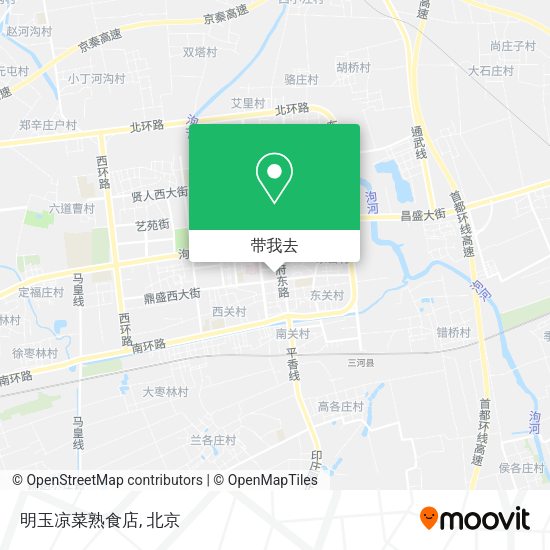 明玉凉菜熟食店地图