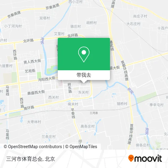 三河市体育总会地图