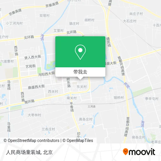 人民商场童装城地图
