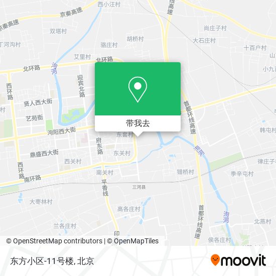 东方小区-11号楼地图