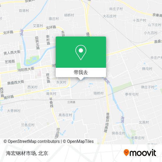 海宏钢材市场地图