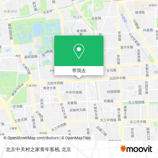 北京中关村之家青年客栈地图