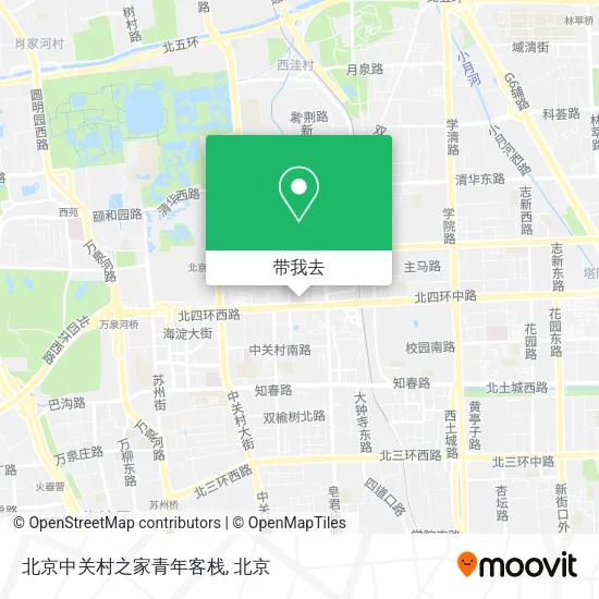 北京中关村之家青年客栈地图