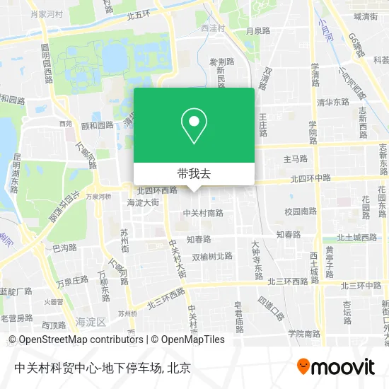 中关村科贸中心-地下停车场地图