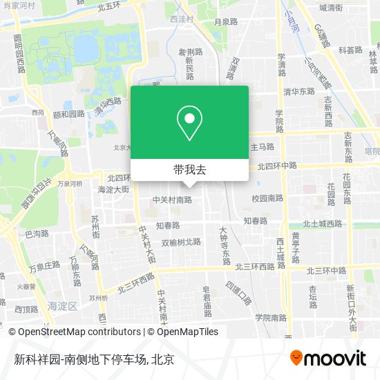新科祥园-南侧地下停车场地图