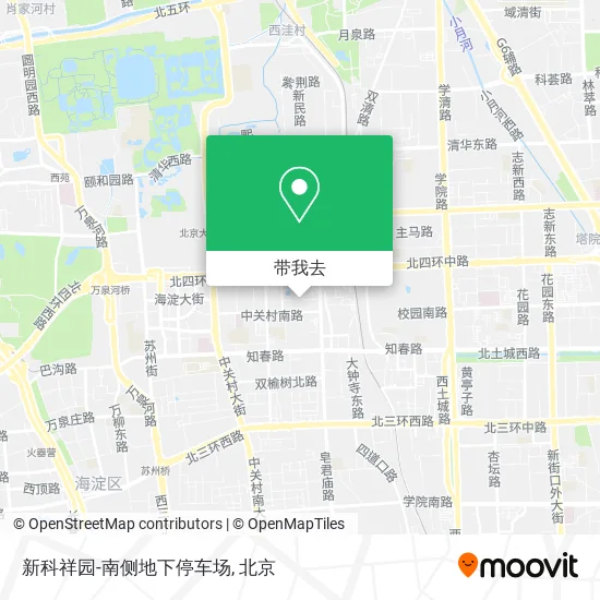 新科祥园-南侧地下停车场地图
