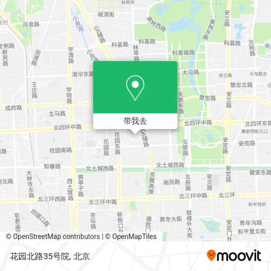 花园北路35号院地图