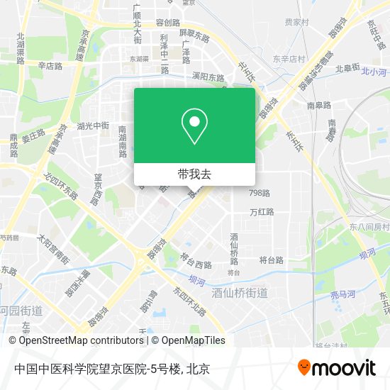 中国中医科学院望京医院-5号楼地图