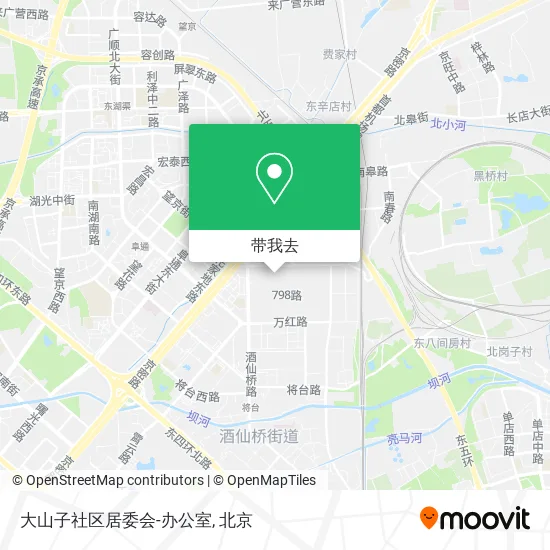 大山子社区居委会-办公室地图