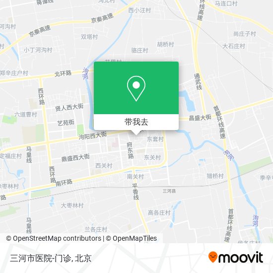 三河市医院-门诊地图