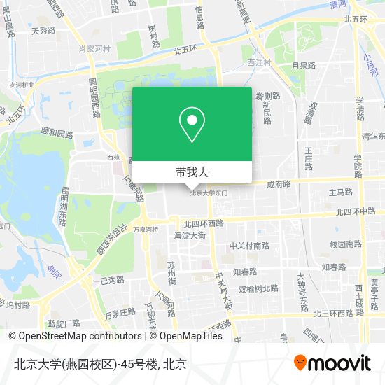 北京大学(燕园校区)-45号楼地图