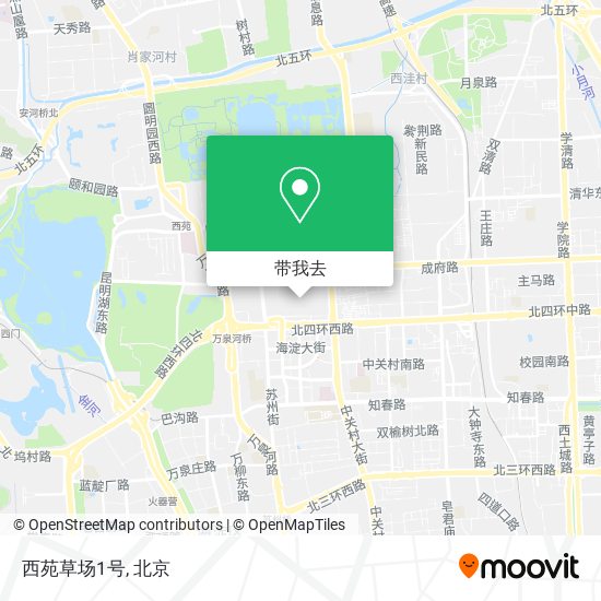 西苑草场1号地图
