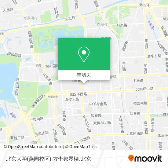 北京大学(燕园校区)-方李邦琴楼地图