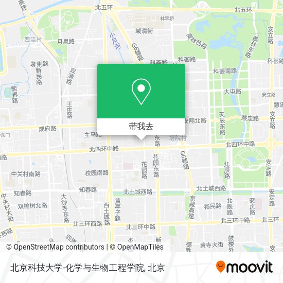 北京科技大学-化学与生物工程学院地图