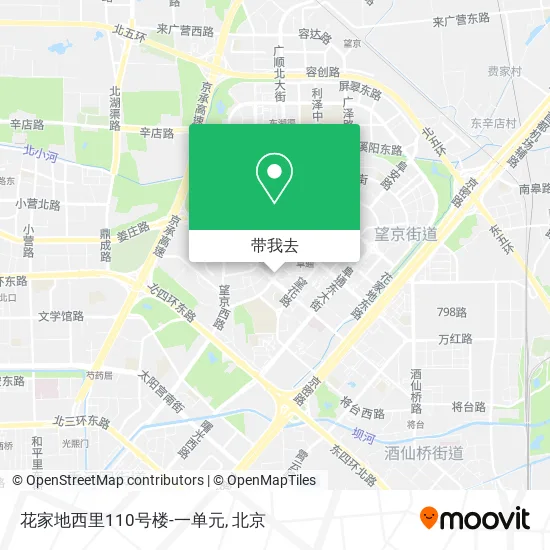 花家地西里110号楼-一单元地图