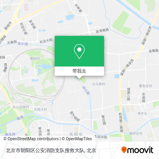 北京市朝阳区公安消防支队搜救大队地图