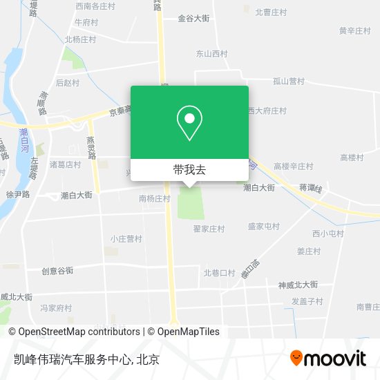 凯峰伟瑞汽车服务中心地图