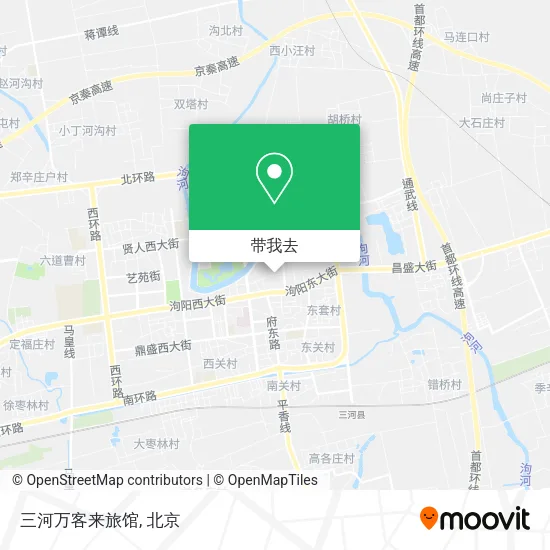 三河万客来旅馆地图
