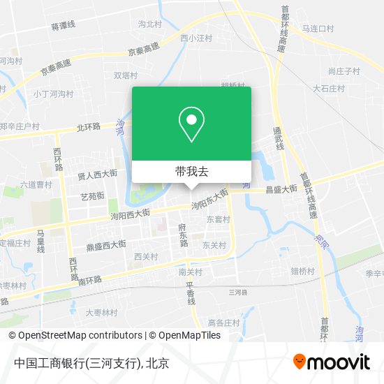 中国工商银行(三河支行)地图