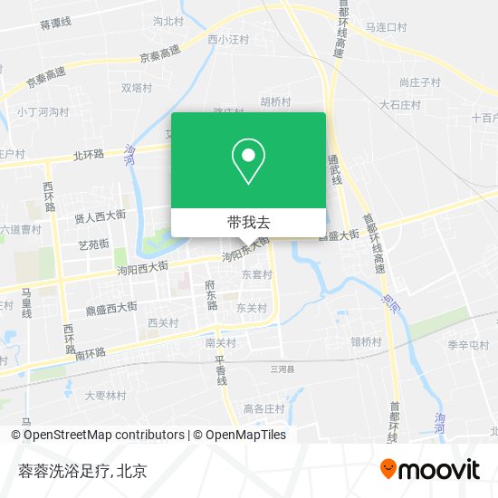 蓉蓉洗浴足疗地图