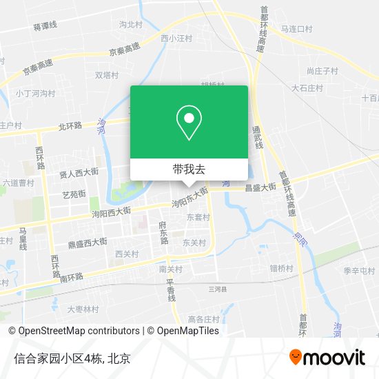 信合家园小区4栋地图